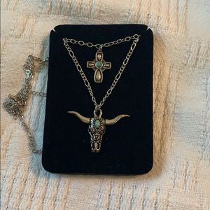 vintage layer necklace